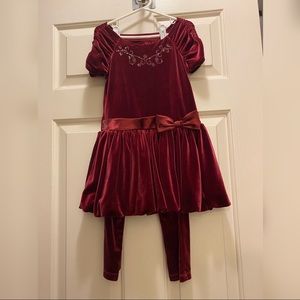 Rare Edition 2 piece outfit-dress and matching leggings.